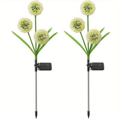 Neporal Solar Garden Lights Brighten Up Your Garden with These 2pcs Solar Garden Lights Stake!