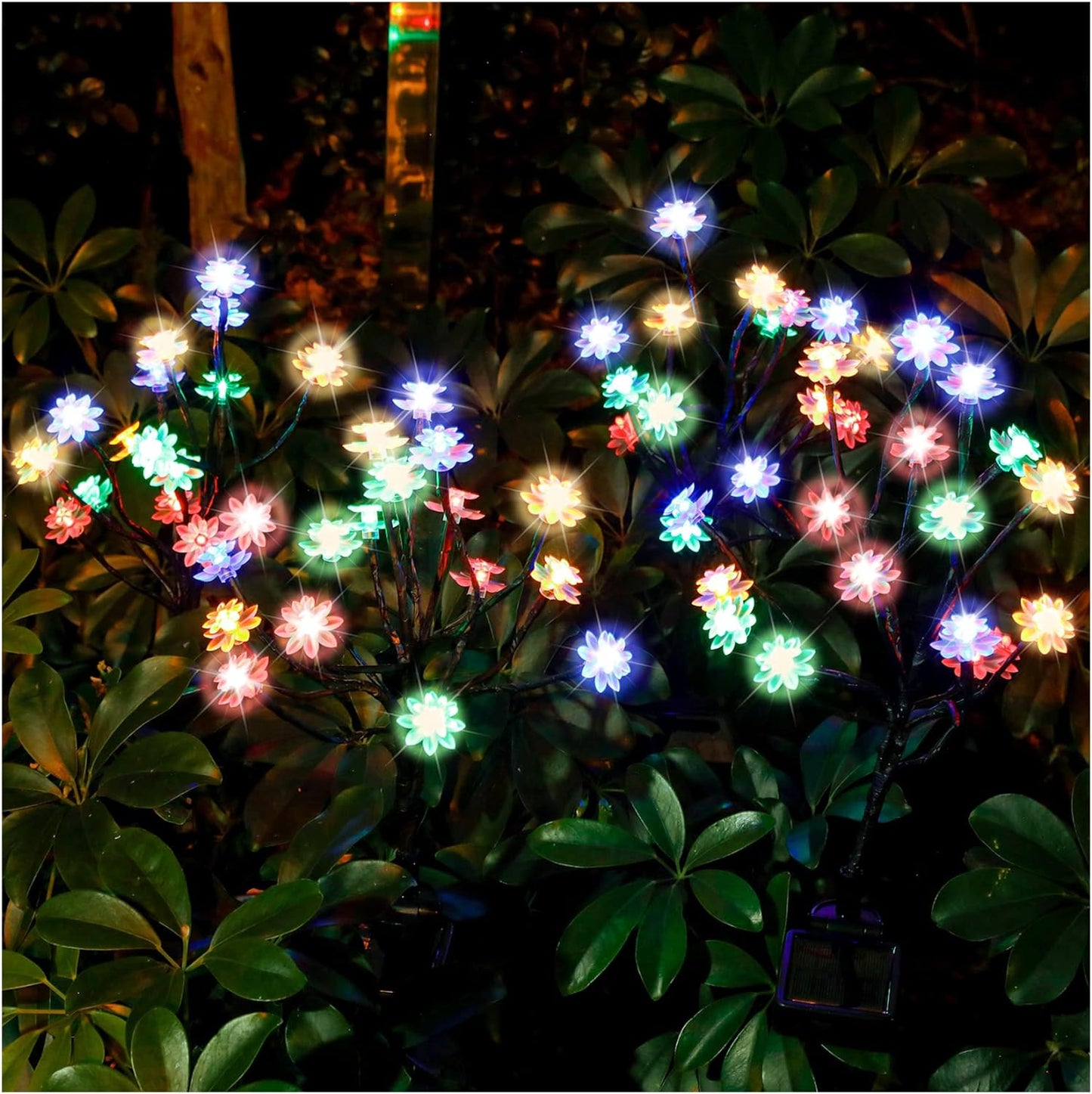 Neporal Newest Solar Powered Decorative Lights with Larger Solar Capacity for Tree, Landscape, Outdoor, Garden, Pathway, Patio, Front Yard Decoration(2 Pack)