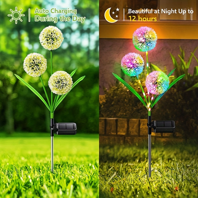 Neporal Solar Garden Lights Brighten Up Your Garden with These 2pcs Solar Garden Lights Stake!